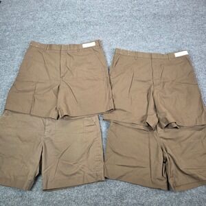 4 Lot Used TwinHill Parcel Brown Shorts Men's 38 UPS Work Uniform